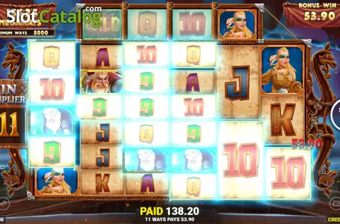 Free Spins Win Screen 4. Vikings Unleashed Reloaded slot