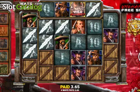 Free Spins Win Screen 3. Bounty Hunter Unchained slot