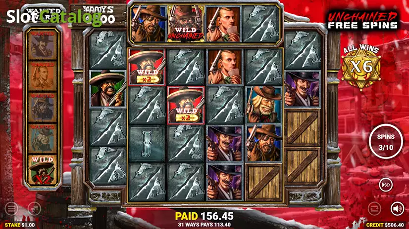 Bounty Hunter Unchained Slot Unchained Free Spins