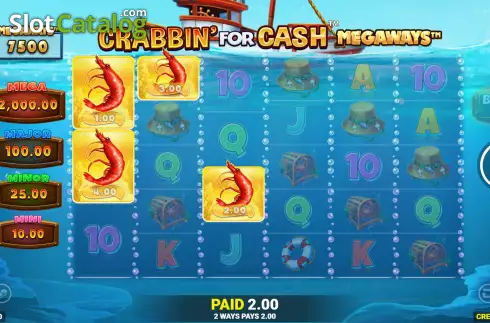 Bildschirm5. Crabbin’ For Cash Megaways slot