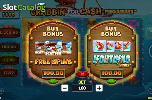 Bildschirm6. Crabbin’ For Cash Megaways slot