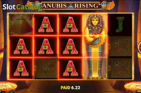 Bildschirm5. Anubis Rising slot
