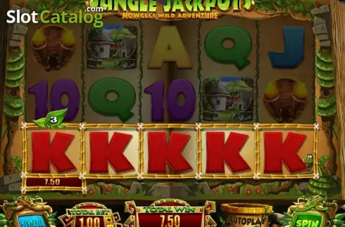 Skärm 3. Jungle Jackpots slot