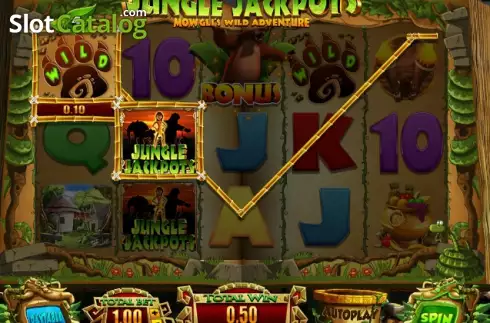 Bildschirm 4. Jungle Jackpots slot