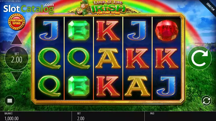 Luck O' The Irish Fortune Spins Reel-Screen