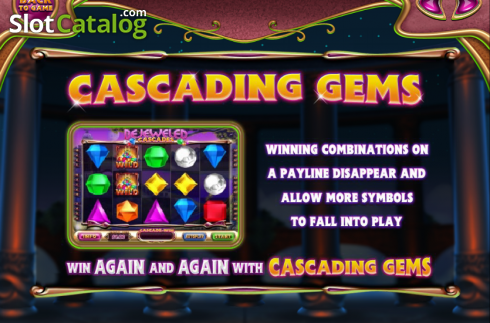 Screen2. Bejeweled Cascades slot