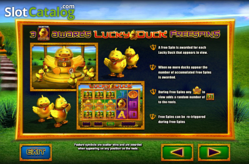 Ecran4. Lucky Duck  slot