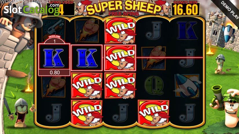Video Worms Reloaded Slot Free Spins
