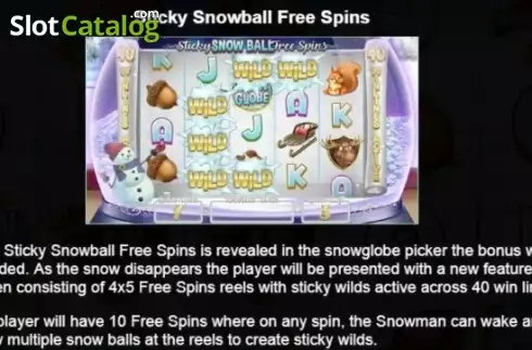 Paytable 2. Snow Globe slot