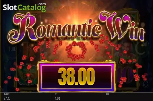 Romantic win screen. Romeo & Juliet (Blueprint) slot
