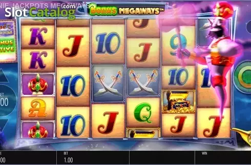 Skärmdump5. Genie Jackpots Megaways slot