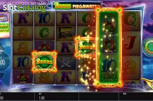 Skärmdump6. Genie Jackpots Megaways slot
