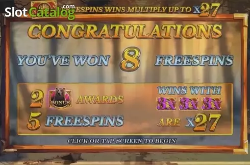 Free Spins Granted. Grizzly Gold Jackpot King slot