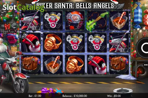 Pantalla2. Biker Santa: Bells Angels Tragamonedas 