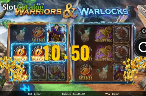 Bildschirm4. Warriors and Warlocks slot