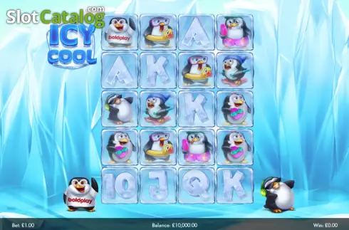 Game screen. Icy Cool slot