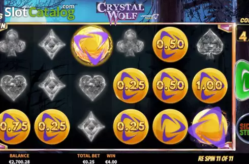Schermo7. Crystal Wolf Lightning Chase slot