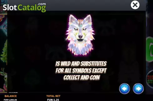 Skärmdump8. Crystal Wolf Lightning Chase slot