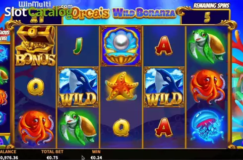 Bildschirm9. Orca's Wild Bonanza slot