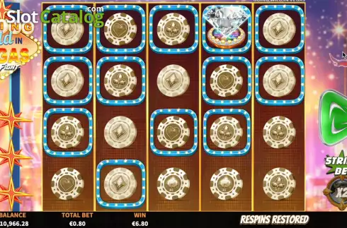 Respins 2. Going Wild in Vegas slot