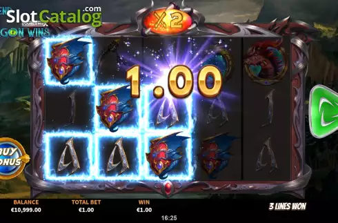 Schermo4. Legend of Dragon Wins DoubleMax slot