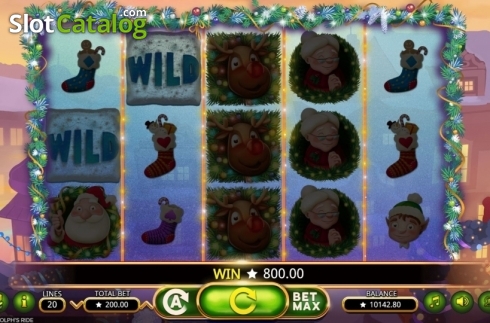 Bildschirm4. Rudolphs Ride (Booming Games) slot