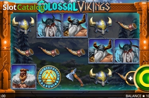 Reel Screen. Colossal Vikings slot