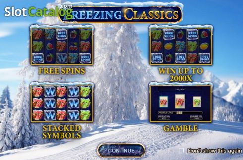 画面2. Freezing Classics (フリージング・クラシック) カジノスロット