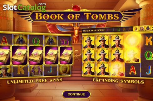 Schermo2. Book of Tombs slot