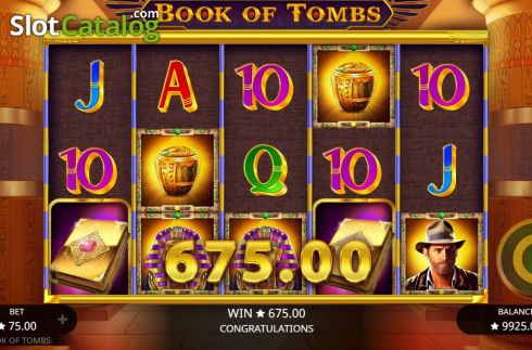 Schermo6. Book of Tombs slot