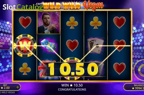 Win Screen 2. Wild Wild Vegas slot