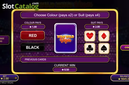 Gamble. Wild Wild Vegas slot
