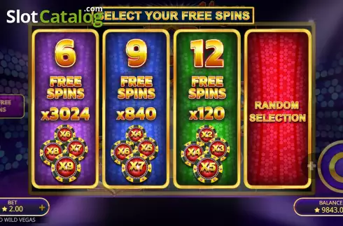 Free Spins 1. Wild Wild Vegas slot