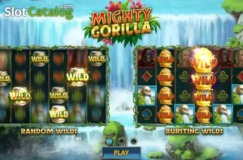 Start Screen. Mighty Gorilla slot