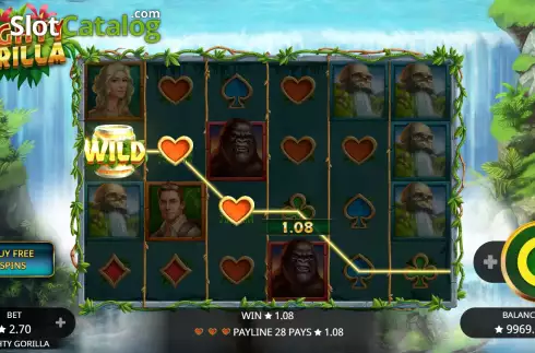 Win Screen 2. Mighty Gorilla slot