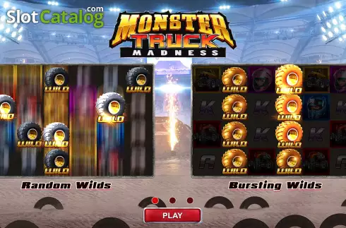 Start Screen. Monster Truck Madness slot