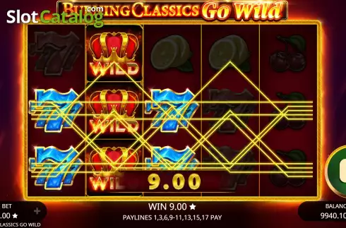 Bildschirm8. Burning Classics Go Wild slot