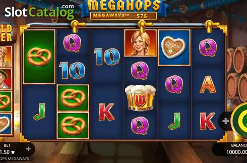 Reels Screen. Megahops Megaways slot