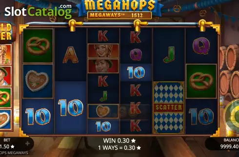 Win Screen 3. Megahops Megaways slot