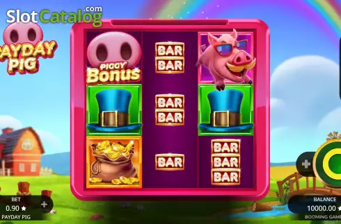 Game Screen. Payday Pig slot