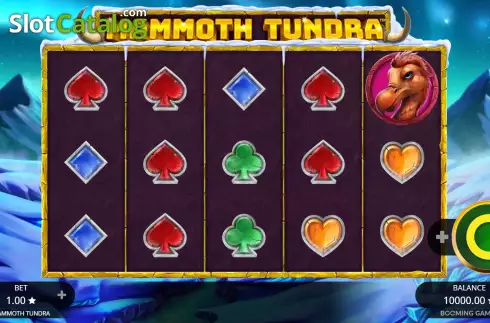 Game Screen. Mammoth Tundra slot