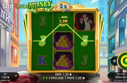 Win Screen. Money Inc slot