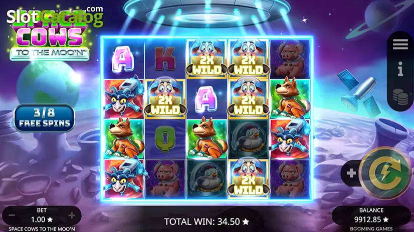 Space Cows to the Moo’n Free Spins