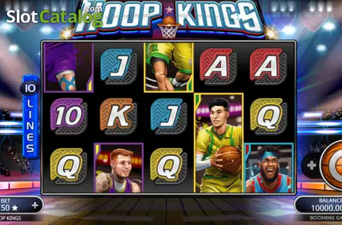 Game screen. Hoop Kings slot