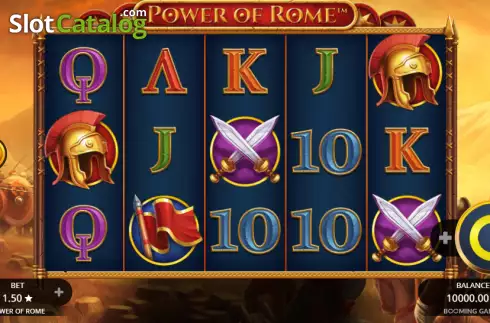 Skärmdump2. Power of Rome slot