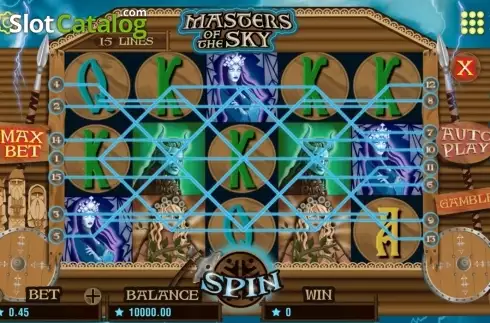 Schermo3. Masters of the sky slot