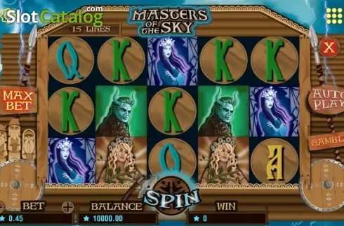 Screen4. Masters of the sky slot