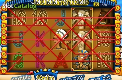 Schermo3. Mummy's Tomb Shopaholic slot