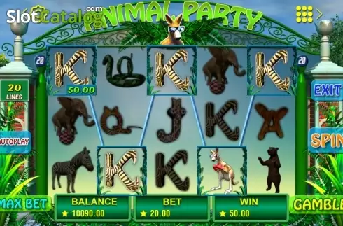 Screen6. Animal Party slot