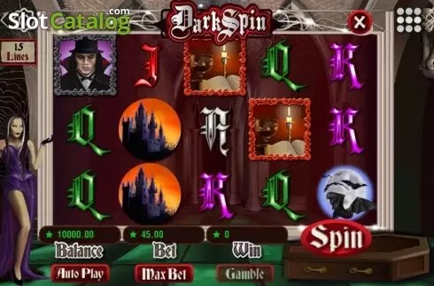 画面4. Dark Spin カジノスロット